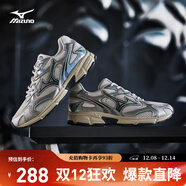 美津濃（MIZUNO）男女復古跑步運動(dòng)鞋 緩震耐磨 多層次拼接 SPEED 2K