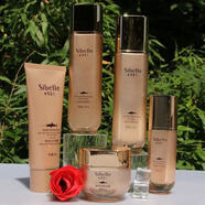 四季美人蠶絲蛋白護膚系列套裝補水保濕潤膚提亮膚色潔面水乳液霜 柔膚水一瓶