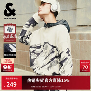 杰克·瓊斯（JACK&JONES）男裝士潮流毛衣時(shí)尚百搭印花刺繡oversize上衣225413010 A06雪白 常規 L （180）