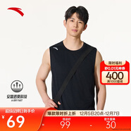 安踏速干背心丨男子透氣夏季健身衣無(wú)袖冰絲籃球訓練坎肩運動(dòng)上衣