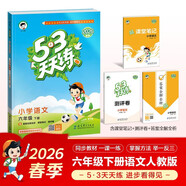 2026春季53天天練小學(xué)語(yǔ)文六年級下冊RJ人教版五三天天練53天天練5.3天天練5·3天天練學(xué)霸培優(yōu)學(xué)霸提優(yōu)