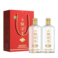 小糊涂仙仙釀濃香型白酒52度高粱酒白酒 52度 500mL 2瓶 【小糊涂圣金標三鉆禮盒】
