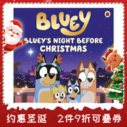英文原版 Bluey 小藍狗布魯伊繪本 Bluey Barky Boats吠叫小船 The Pool游泳 Shadowlands 小豬佩奇磁鐵書(shū) 迪士尼卡通動(dòng)畫(huà) Christmas 圣誕前夕（大開(kāi)本）
