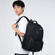Edison愛(ài)迪生高中生書(shū)包大容量初中大學(xué)生防潑水雙肩包旅行背包K052-17G