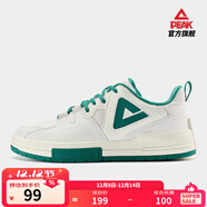 匹克大三角板鞋女鞋冬季耐磨運動(dòng)鞋低幫男鞋復古百搭休閑鞋女 【女款】米白/新綠 36