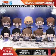 卡游（Kayou）名偵探柯南劇場(chǎng)版獨眼的殘像系列毛絨玩偶掛件1小盒柯南周邊玩具