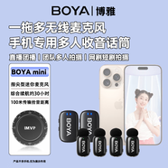 BOYA 博雅mini無(wú)線(xiàn)領(lǐng)夾麥克風(fēng)一拖四/六多人收音手機直播相機電腦外接降噪收音麥 【一拖六】手機相機電腦通用