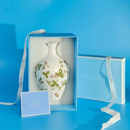 歐式野草莓田園風(fēng)金邊骨瓷大口徑咖啡杯輕奢優(yōu)質(zhì)精美飯碗禮品茶具 花色野草莓花瓶A