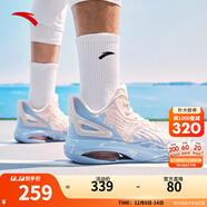 安踏（ANTA）KT籃球鞋男湯普森運動(dòng)鞋男緩震防滑防側翻實(shí)戰比賽氣墊球鞋子男 【KT3 team】2代嬰兒粉/瀑布藍-4 41 (255mm)