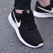 耐克（NIKE）男鞋2025秋冬季新款EVOLUTION 8網(wǎng)面跑步鞋減震透氣休閑鞋運動(dòng)鞋 老款TANJUN黑色白812654-011 44