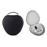 何佳功適用于A(yíng)irpods max收納包2代蘋(píng)果頭戴藍牙耳機盒保護外殼休眠支架 黑色【單耳機盒】