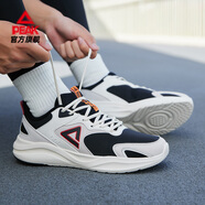 匹克輕躍跑步鞋男態(tài)極運動(dòng)鞋革面防潑水跑鞋秋冬新款男鞋休閑運動(dòng)鞋男 卡其/黑色 42