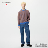 優(yōu)衣庫男裝女裝直筒牛仔褲/水洗產(chǎn)品25秋冬新款合作款系列479816 64 湖藍色 32 /170/82A