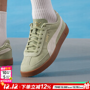 彪馬（PUMA）薄底鞋男鞋女鞋 25秋冬新款情侶透氣潮流T頭鞋運動(dòng)休閑鞋德訓鞋子 新到貨/綠色/燙金logo/T字鞋頭 曬圖退10 35.5 /（內長(cháng)220mm）