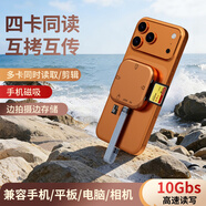 依云諾【多用五接口】3.0適用蘋(píng)果華為小米OPPO榮耀讀卡器手機相機電腦平板iPad通用SD/TF/TypeC/Mac便攜 同步多卡寫(xiě)讀/支持2TB【臻享暢速版】邊拍邊存 穩定超旗艦IC芯片版