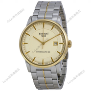 天梭（TISSOT）正品Tissot天梭豪致系列間金色鋼鏈男機械表T0864072226100 T086.407.22.261.00