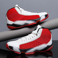 AJ38籃球鞋男37詹姆斯哈登7科比杜蘭特莆田莫蘭特4水花6高幫5球鞋 白紅 36 36