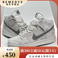 耐克（NIKE）SBDunk黑白High熊貓灰麂皮男女復古運動(dòng)高幫板鞋同款休閑鞋潮 主圖 36