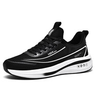 梵班（FAMDBANN）運動(dòng)鞋男鞋2025冬季新款超輕體考碳板鞋慢跑青少年減震透氣跑步鞋 黑色 39