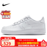 耐克NIKE板鞋女子大童空軍一號 AIR FORCE 1運動(dòng)鞋 DH2920-111白37.5