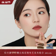 白嵐半圈珍珠耳釘女925銀耳飾設計感時(shí)尚氣質(zhì)優(yōu)雅感生日禮物送老婆 金色  淡水珍珠（4-6mm）