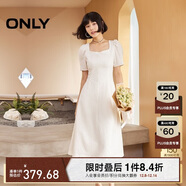 ONLY 2025春季氣質(zhì)復古方領(lǐng)泡泡袖中長(cháng)款連衣裙女|125107026