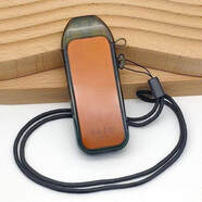 原裝適配zippo透明保護套子軟殼vazo電子器煙桿收納掛脖掛繩鏈項鏈子 【出口級品質(zhì)】透明黑保護套 vazo通用款 堅果R1