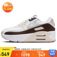 耐克NIKE女子AIR MAX 90 LV8 休閑鞋FD4328-102白棕37.5