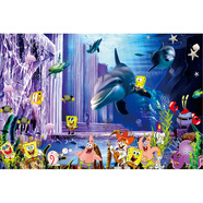 助學(xué)寶拼圖1000片成人高難度木質(zhì)大型卡通動(dòng)漫星空情侶減壓兒童玩具女孩 海底世界【木質(zhì)1000片75*50cm】