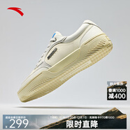 安踏（ANTA）【凱里·歐文同款】HELA TRIBE丨歐文系列情侶板鞋籃球文化鞋男女 象牙白/微蛋白/積云灰-1(男女同 36