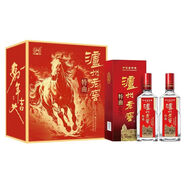 瀘州老窖濃香型白酒 52度 500mL 2瓶 特曲馬年大吉禮盒