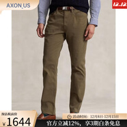 Polo Ralph Lauren男士Varick修身直筒牛津斜紋棉布褲舒適棉質(zhì)長(cháng)褲通勤褲15885845 Defender Green 34 x34