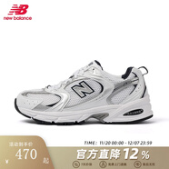 NEW BALANCENB新款男女鞋情侶530系列MR530SG夏季透氣經(jīng)典復古休閑運動(dòng)老爹鞋 白色MR530SG 43