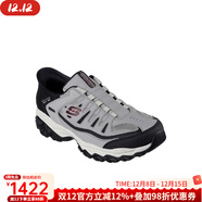斯凱奇（SKECHERS）男款戶(hù)外登山鞋緩震抓地低幫美國直郵 GREY 10