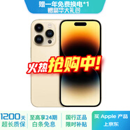 iPhone 14 ProMax【24期免息】蘋(píng)果14promax 國行5G蘋(píng)果 二手手機 金色 {評價(jià)有禮} 【99新】256G【12期免息】 三年老店+五星店鋪+三年質(zhì)保