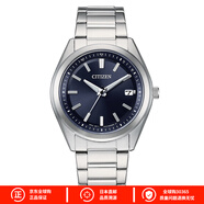 西鐵城收藏系列男表日本原裝單局電波太陽(yáng)能簡(jiǎn)約大氣商務(wù)氣質(zhì)腕表 AS1080-65L（表芯：H415） 38mm
