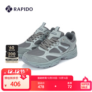 Rapido【鐘楚曦同款】靂霹道2025年春夏情侶款O系列戶(hù)外休閑鞋CQ5ZK3S04 灰色 41