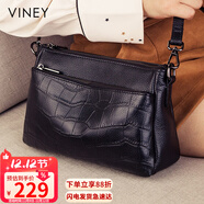 viney牛皮包包女包斜挎媽媽包中年輕奢單肩包生日禮物高級感送女友老婆