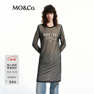 MO&Co.連衣裙RECTO設計師聯(lián)名歐根紗兩件套 黑色 L 170