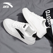 安踏板鞋男鞋2026冬季新款經(jīng)典百搭厚底男士休閑運動(dòng)男生小白鞋子男款 黑白色【元溯2-新品上市】 42.5 官方正品-24小時(shí)內極速發(fā)貨