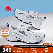 KAPPA卡帕男鞋運動(dòng)老爹鞋子男2025冬季新款百搭增高鞋男情侶休閑跑步鞋 經(jīng)典白 35 (220mm)
