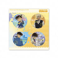 洛夫特（LOFTER）官方正版名偵探柯南動(dòng)漫周邊馬口鐵徽章新一毛利蘭灰原哀基德吧唧 無(wú)盡的綺麗系列徽章 迷霧款 去膜燙金會(huì )掉 不要撕膜 介意慎拍