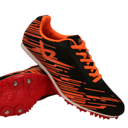 辛逸（spex）辛逸1027中考體育專(zhuān)業(yè)釘子鞋男女訓練鞋短跑釘鞋田徑訓練鞋學(xué)生 橘紅黑 43