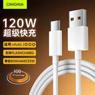 CangHua 適用vivo iQOO數據線(xiàn)120W/88W/66W充電線(xiàn)6A超級快充iqoo11/10/9Pro/8/7/5/Z3/nex/Neo6/5/x80 2米