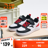 安踏兒童運動(dòng)鞋男女童休閑板鞋2025夏季新款百搭輕便舒適學(xué)生小白鞋 【男款】安踏白/黑/大學(xué)紅-3 39