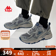KAPPA卡帕男鞋增高老爹鞋男2025冬季戶(hù)外運動(dòng)鞋子男百搭休閑鞋軟底跑鞋 香根草綠 35