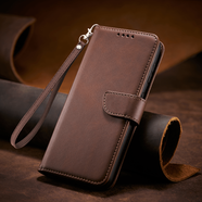 賽盟（SAIMENG）適用華為Mate80pro翻蓋手機殼mate80promax保護皮套全包mate70/60/50/40/30/20x/10新款牛紋mate插 【棕色】全屏貼膜+同款皮繩 華為Mate80