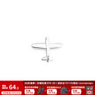 馬登福叔美式復古925純銀飛機項鏈小閃電毛衣鏈掛脖銀飾牛皮繩吊墜男女 飛機