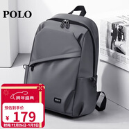 POLO商務(wù)雙肩包男士旅行背包男書(shū)包14英寸出差電腦包生日禮物送男友