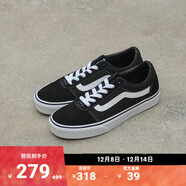 VANS范斯官方 Ward經(jīng)典黑個(gè)性街頭復古男鞋板鞋 黑色 40.5